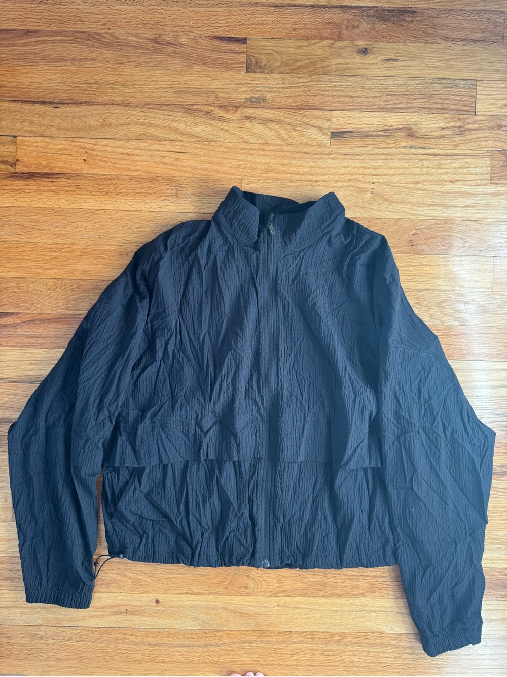 Zella NWT Lightweight Black Zip-Front Jacket